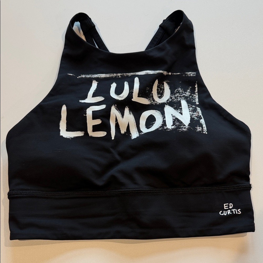 Lululemon x Ed Curtis Energy Bra High Neck Limited Edition - Size 6